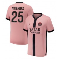 Camiseta Paris Saint-Germain Nuno Mendes #25 Tercera Equipación 2024-25 manga corta